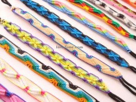 10 Assorted Friendship Bracelets.